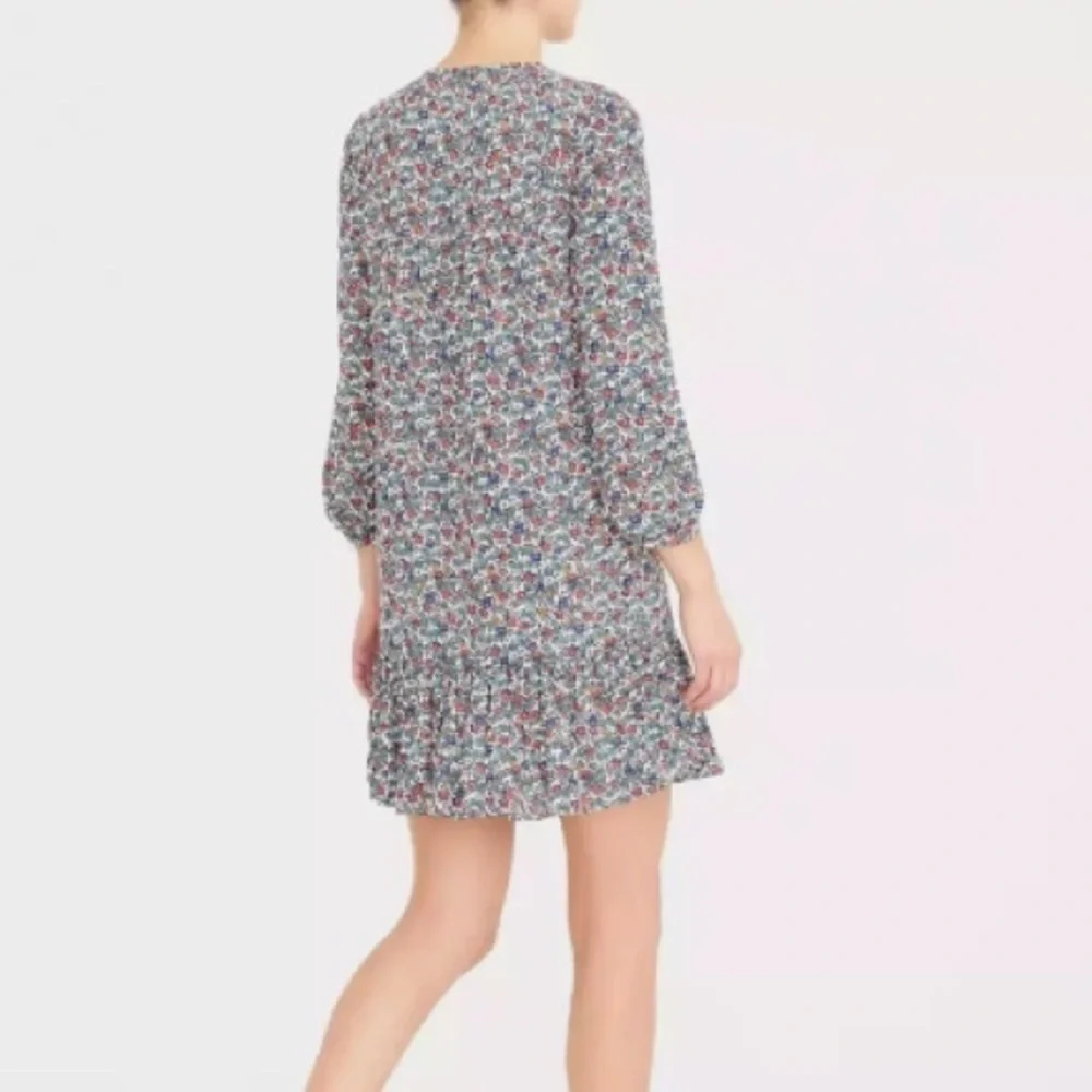 J. Crew Relaxed printed dress Fiery Sunset Floral Size XS nwt